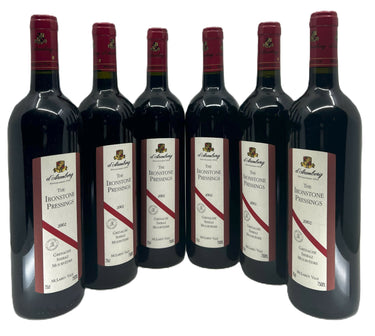 d'Arenberg The Ironstone Pressings GSM 2002 750mL  6 Bottle Lot