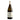 Wine bottle with a white label on a white background
