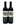 Two bottles of Amon-Ra wine with black labels on a white background