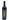 Wine bottle with a label on a white background