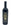 Wine bottle with a label on a white background