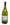 Wine bottle with a label on a white background