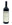 Wine bottle with label on a white background