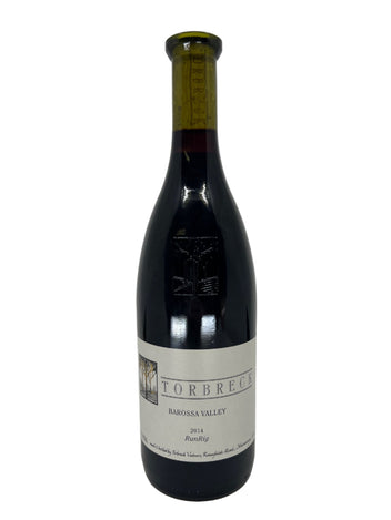 Torbreck RunRig Wine bottle with 'Torbreck' label on a white background