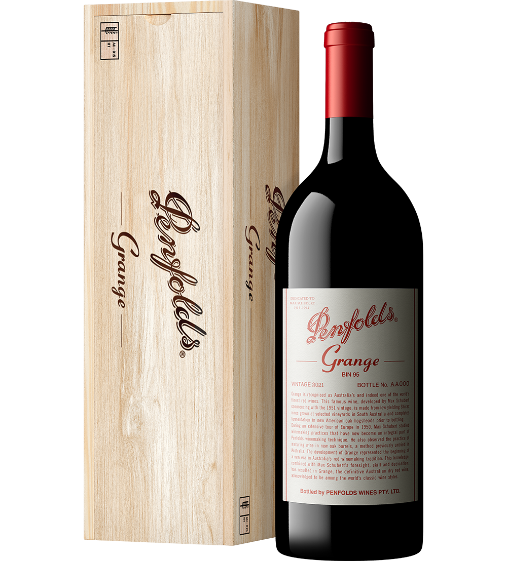 2021 Penfolds Bin 95 Grange Shiraz - 100 Points - Gift Pack - Magnum ...