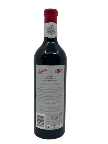 Penfolds Bin 150 Cabernet Shiraz Back label