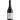 Wine bottle with a white label on a white background