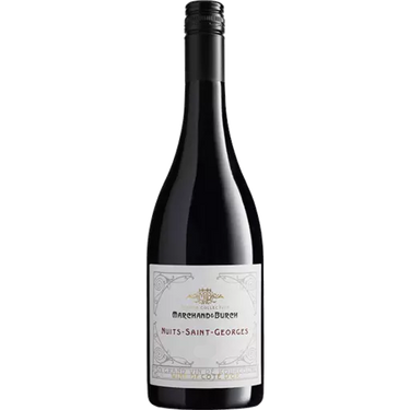 Wine bottle with a white label on a white background