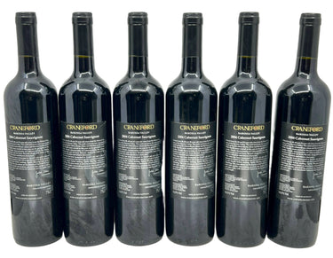 Craneford 2004 Cab Sav Back label